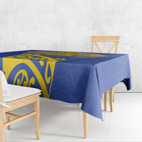 Custom James Cook High School Tablecloth Maori Koru Pattern