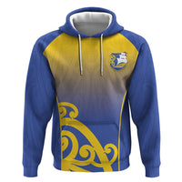 Custom James Cook High School Zip Hoodie Maori Koru Pattern