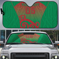 Custom Onehunga High School Auto Sun Shade Maori Koru Pattern