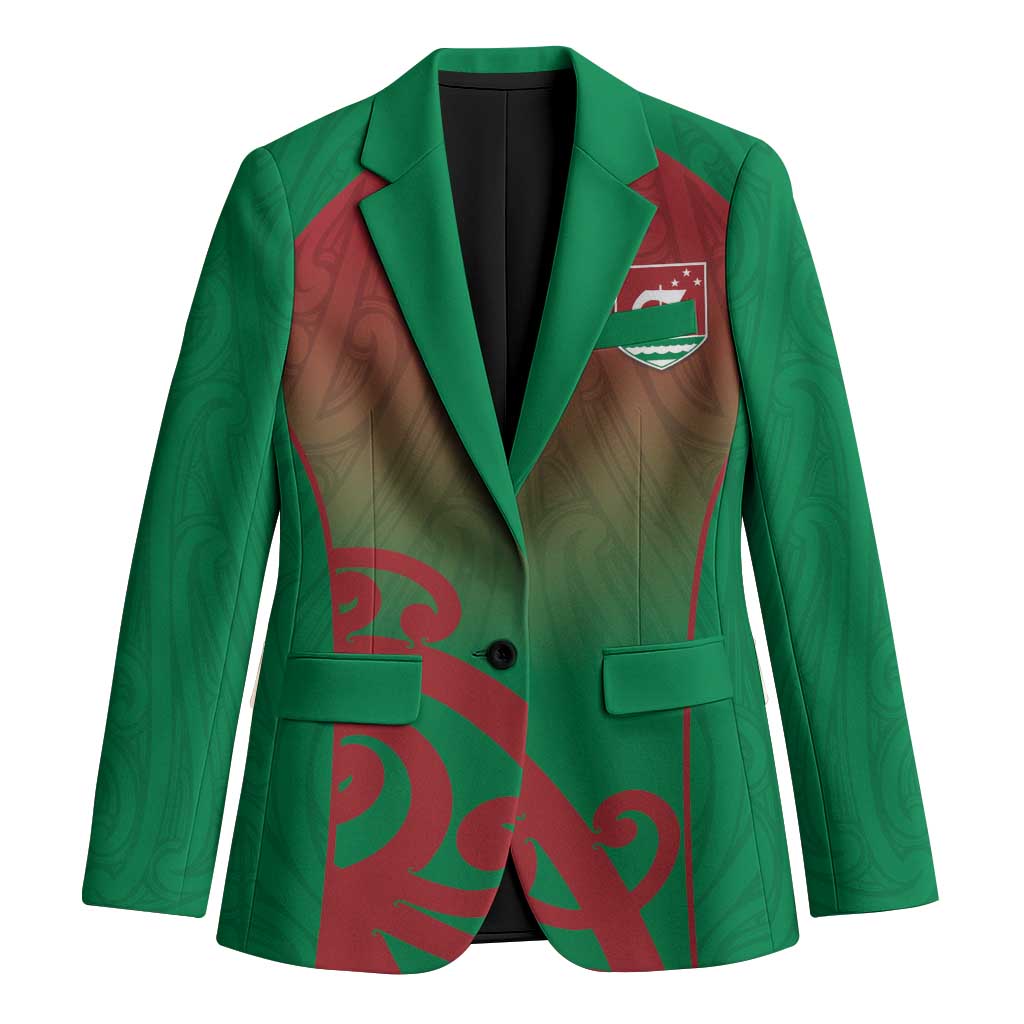 Custom Onehunga High School Blazer Maori Koru Pattern