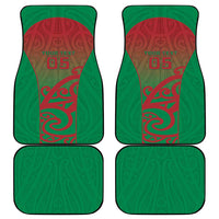 Custom Onehunga High School Car Mats Maori Koru Pattern