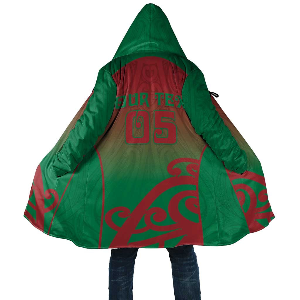 Custom Onehunga High School Cloak Maori Koru Pattern