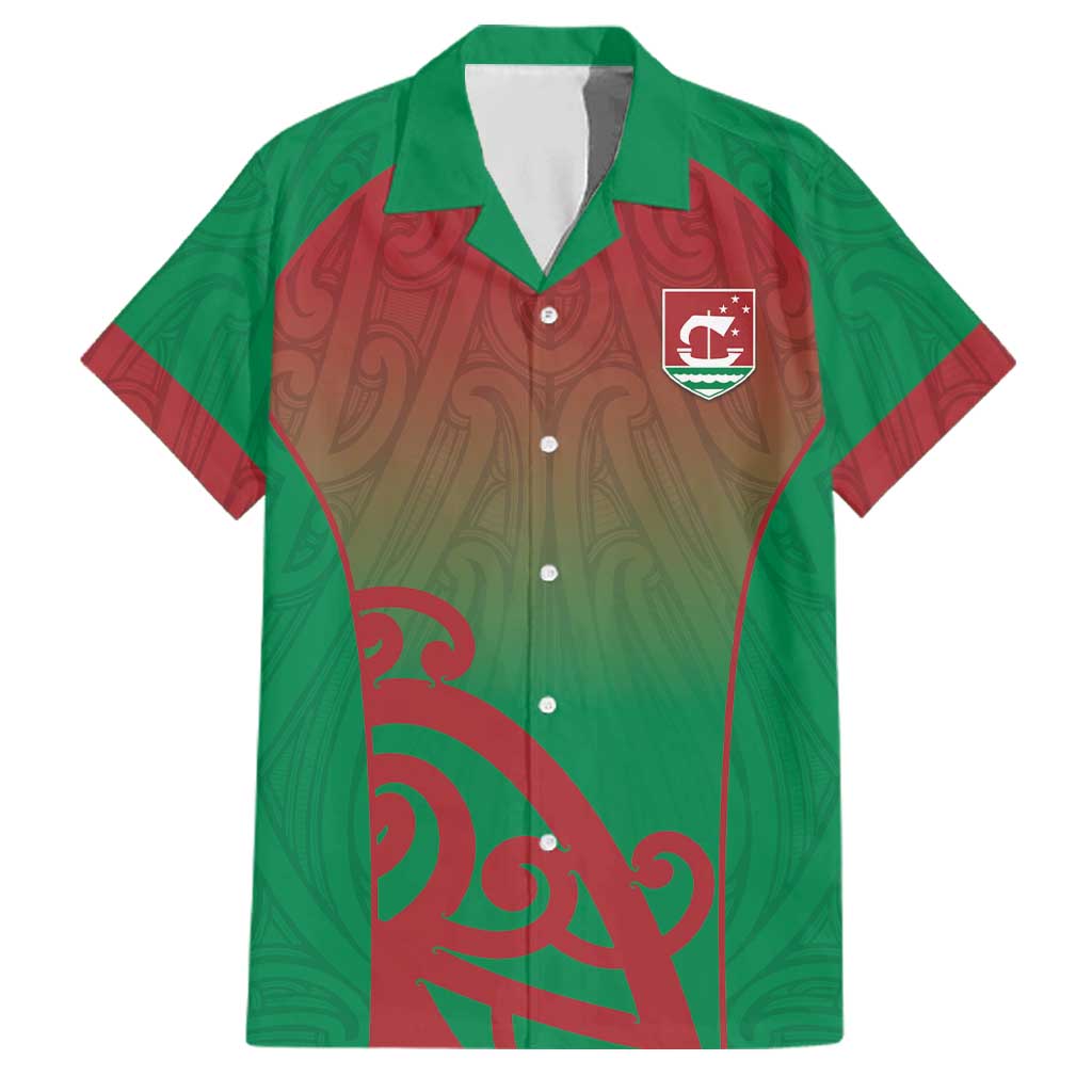 Custom Onehunga High School Family Matching Short Sleeve Bodycon Dress and Hawaiian Shirt Maori Koru Pattern