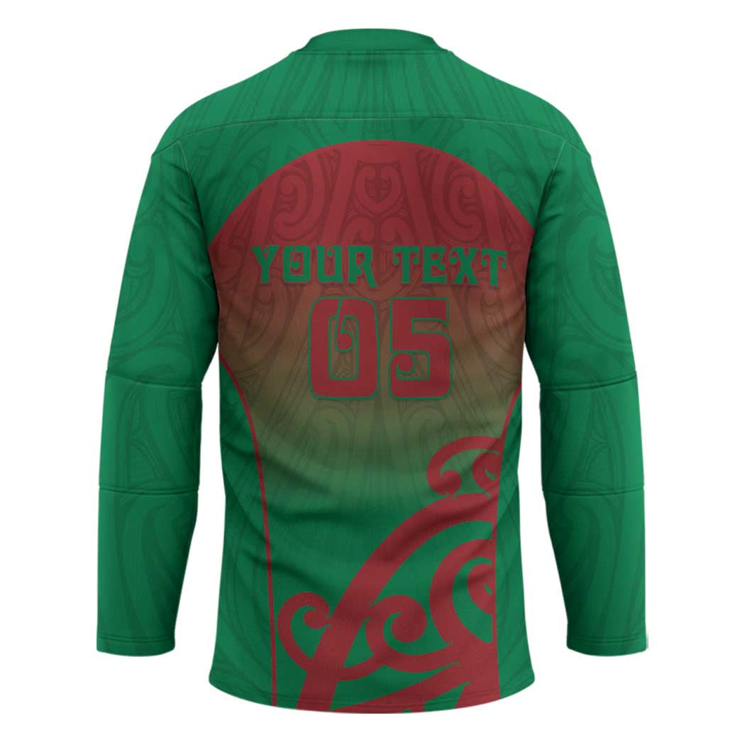 Custom Onehunga High School Hockey Jersey Maori Koru Pattern