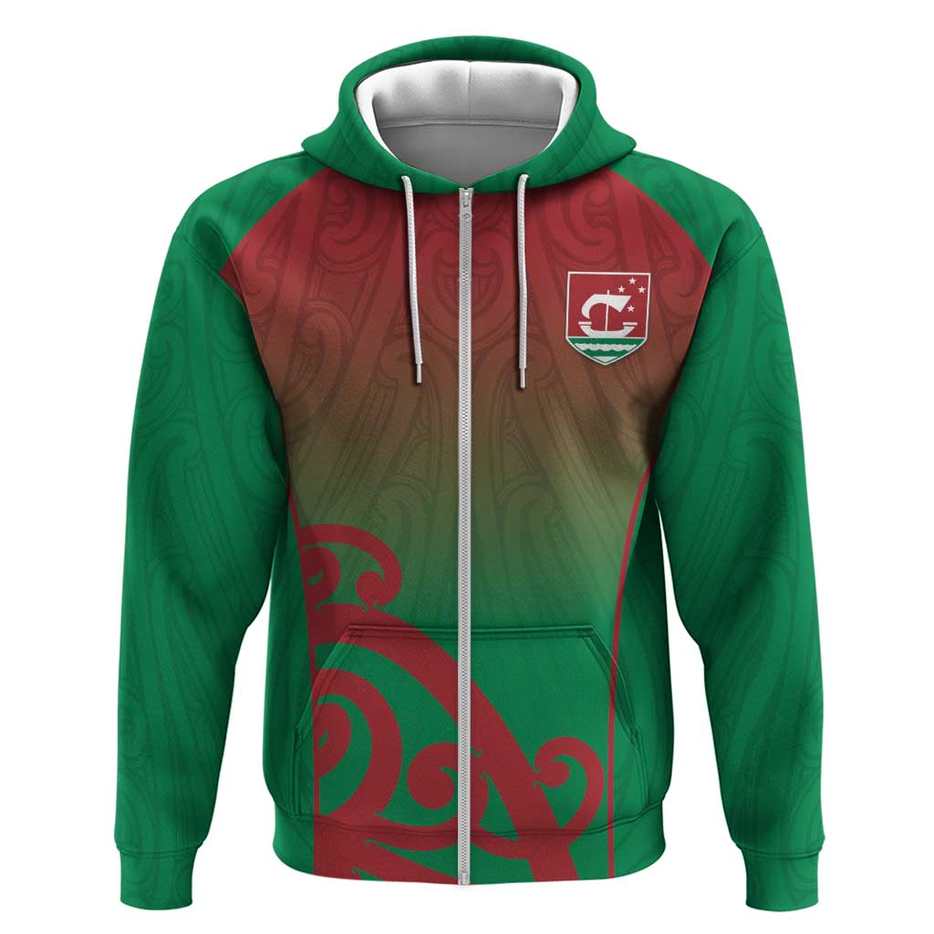 Custom Onehunga High School Hoodie Maori Koru Pattern