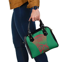 Custom Onehunga High School Shoulder Handbag Maori Koru Pattern