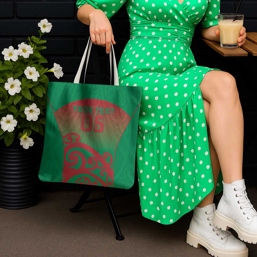 Custom Onehunga High School Tote Bag Maori Koru Pattern