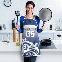 Custom New Zealand Aotea College Apron Maori Koru Pattern