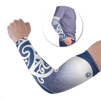 Custom New Zealand Aotea College Arm Sleeves Maori Koru Pattern