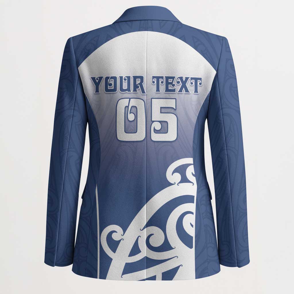 Custom New Zealand Aotea College Blazer Maori Koru Pattern