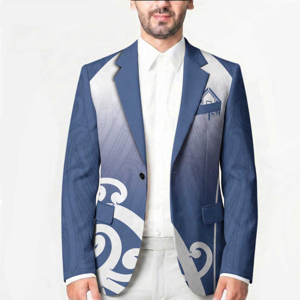 Custom New Zealand Aotea College Blazer Maori Koru Pattern