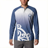 Custom New Zealand Aotea College Button Sweatshirt Maori Koru Pattern