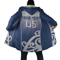 Custom New Zealand Aotea College Cloak Maori Koru Pattern