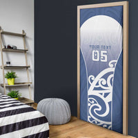 Custom New Zealand Aotea College Door Cover Maori Koru Pattern