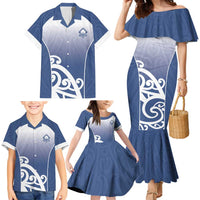 Custom New Zealand Aotea College Family Matching Mermaid Dress and Hawaiian Shirt Maori Koru Pattern LT05 - Polynesian Pride