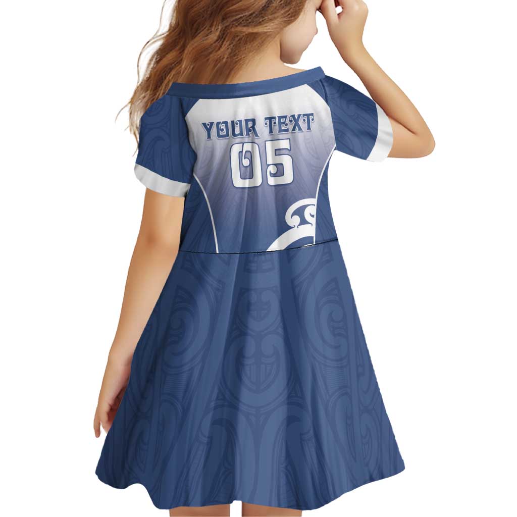 Custom New Zealand Aotea College Family Matching Off Shoulder Short Dress and Hawaiian Shirt Maori Koru Pattern LT05 - Polynesian Pride
