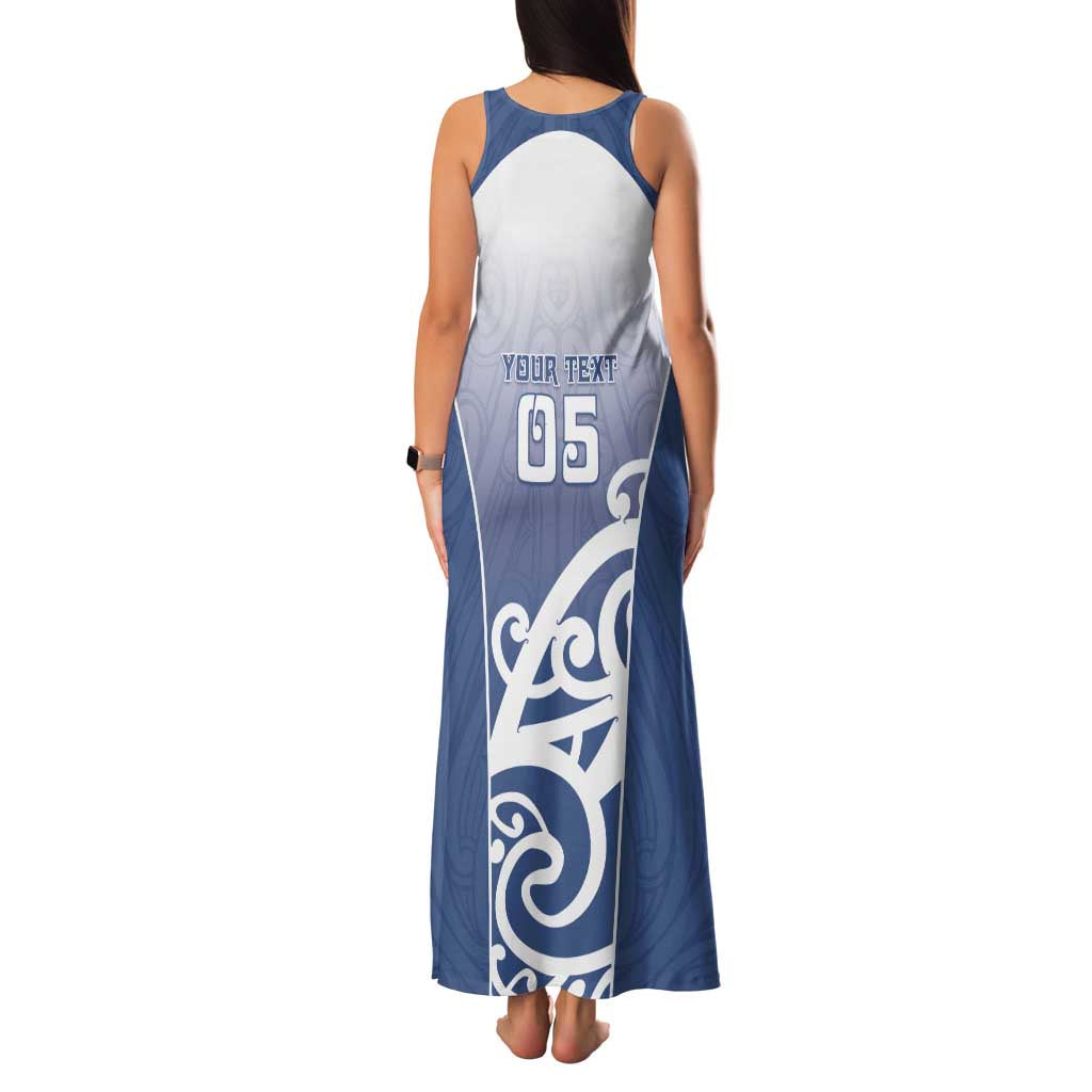 Custom New Zealand Aotea College Family Matching Tank Maxi Dress and Hawaiian Shirt Maori Koru Pattern LT05 - Polynesian Pride