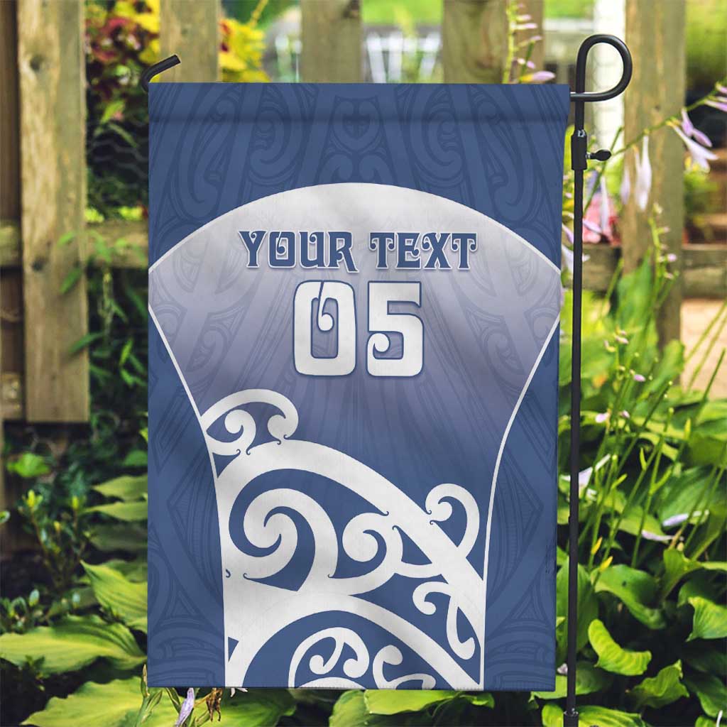 Custom New Zealand Aotea College Garden Flag Maori Koru Pattern