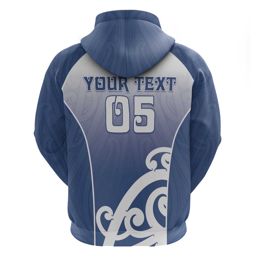 Custom New Zealand Aotea College Hoodie Maori Koru Pattern