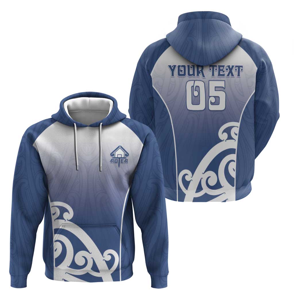 Custom New Zealand Aotea College Hoodie Maori Koru Pattern