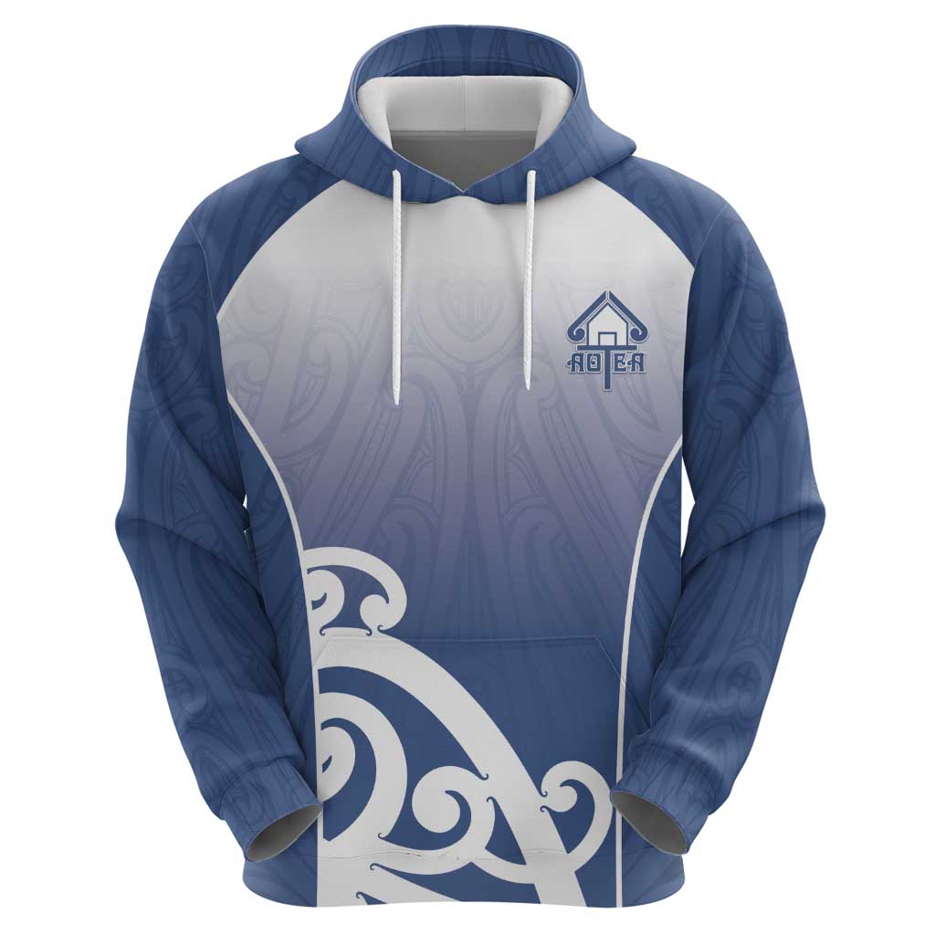 Custom New Zealand Aotea College Hoodie Maori Koru Pattern