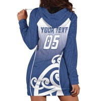 Custom New Zealand Aotea College Hoodie Dress Maori Koru Pattern