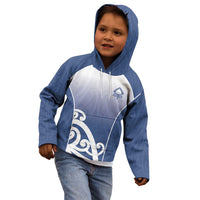 Custom New Zealand Aotea College Kid Hoodie Maori Koru Pattern
