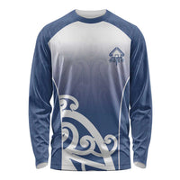 Custom New Zealand Aotea College Long Sleeve Shirt Maori Koru Pattern
