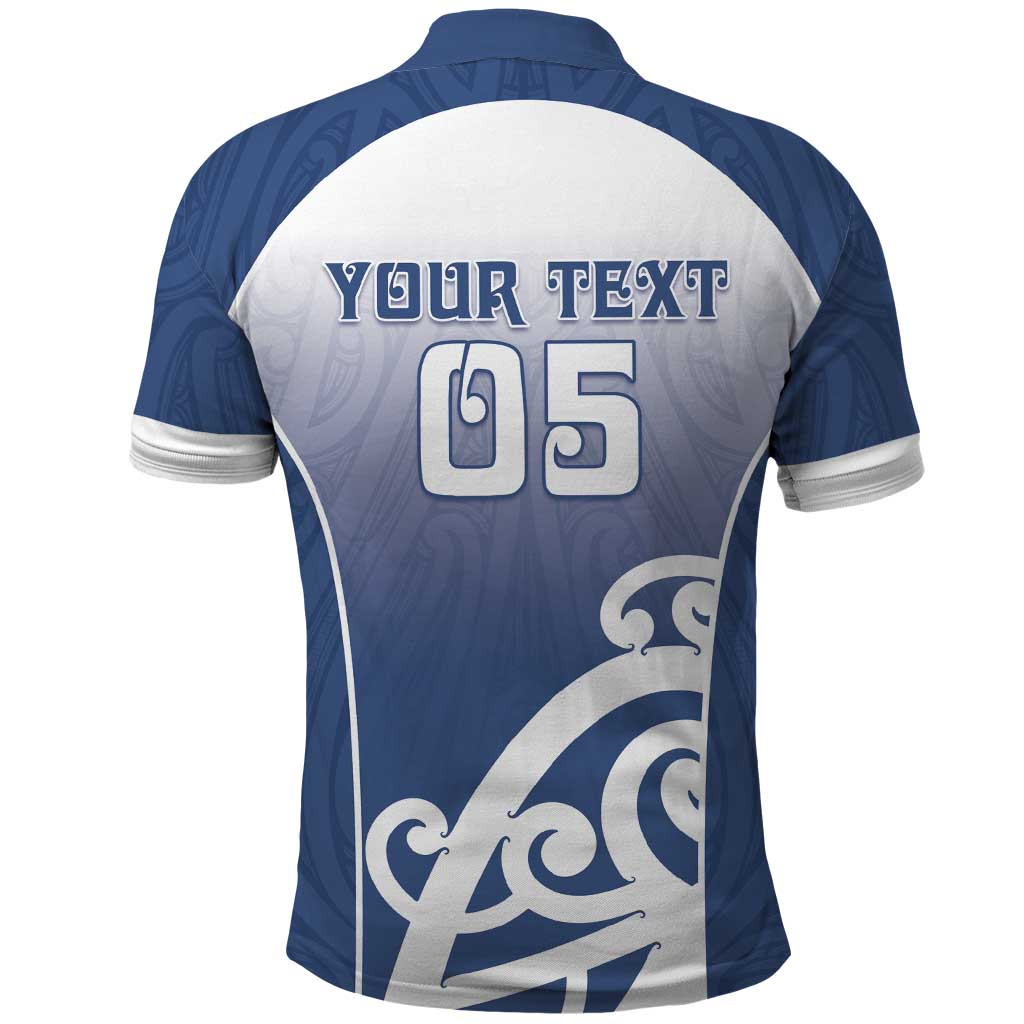 Custom New Zealand Aotea College Polo Shirt Maori Koru Pattern