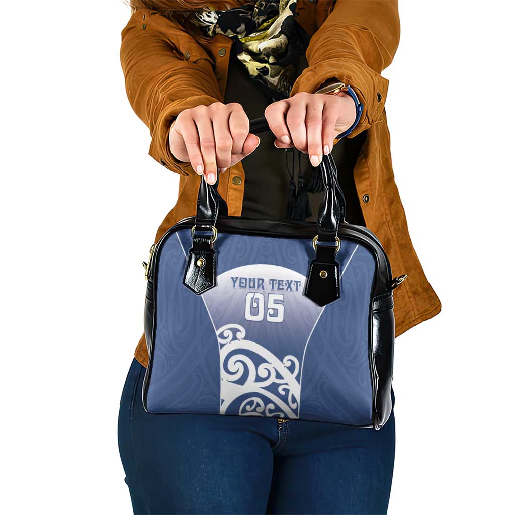 Custom New Zealand Aotea College Shoulder Handbag Maori Koru Pattern