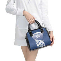Custom New Zealand Aotea College Shoulder Handbag Maori Koru Pattern