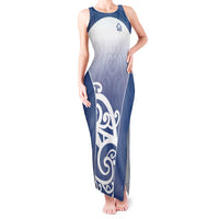 Custom New Zealand Aotea College Tank Maxi Dress Maori Koru Pattern