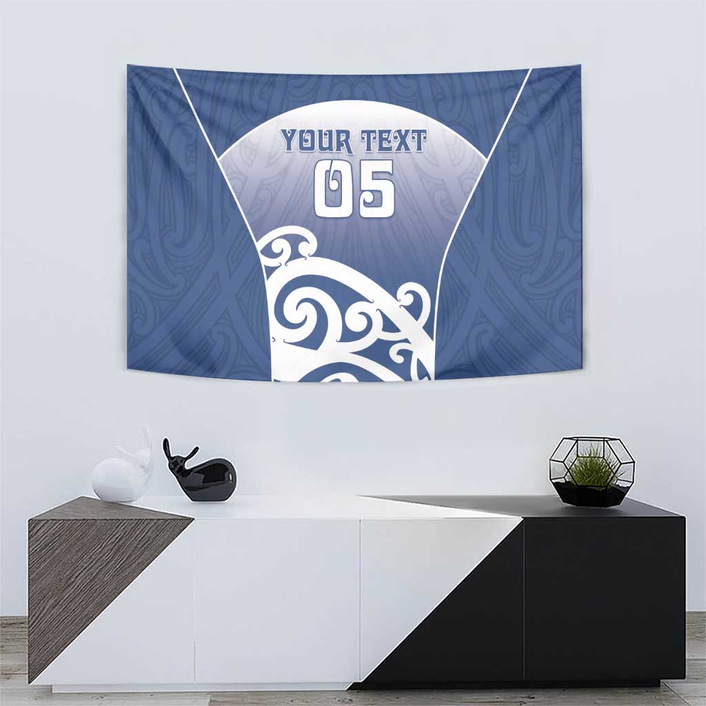 Custom New Zealand Aotea College Tapestry Maori Koru Pattern