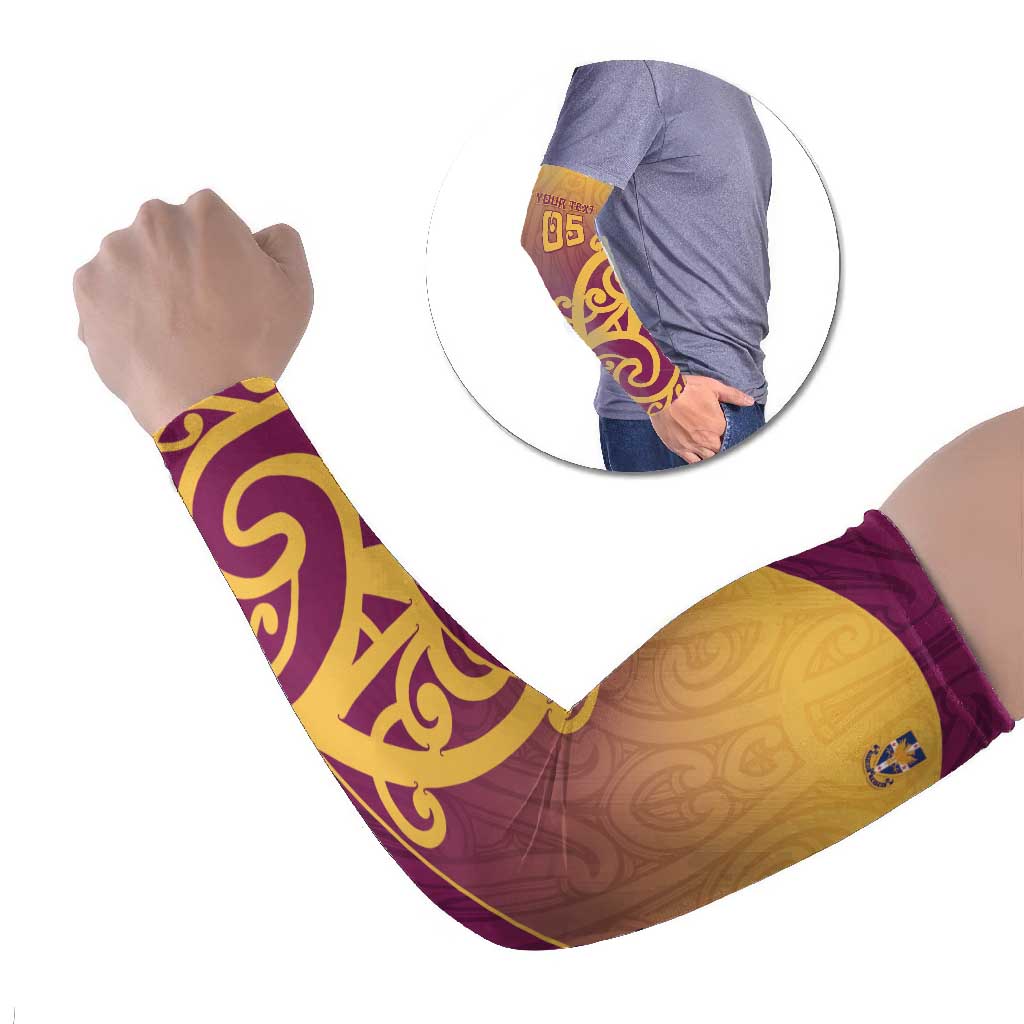 Custom Waiuku College Arm Sleeves Maori Koru Pattern