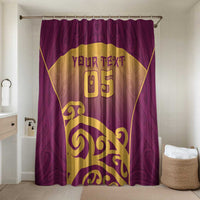 Custom Waiuku College Bathroom Set Maori Koru Pattern