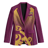 Custom Waiuku College Blazer Maori Koru Pattern