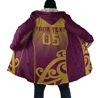 Custom Waiuku College Cloak Maori Koru Pattern