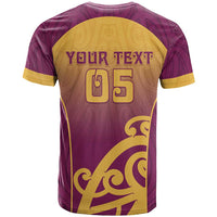 Custom Waiuku College T Shirt Maori Koru Pattern