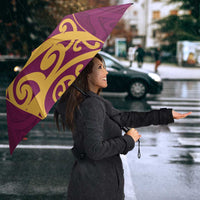 Custom Waiuku College Umbrella Maori Koru Pattern