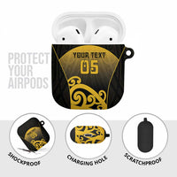 Custom Motueka High School AirPods Case Maori Koru Pattern