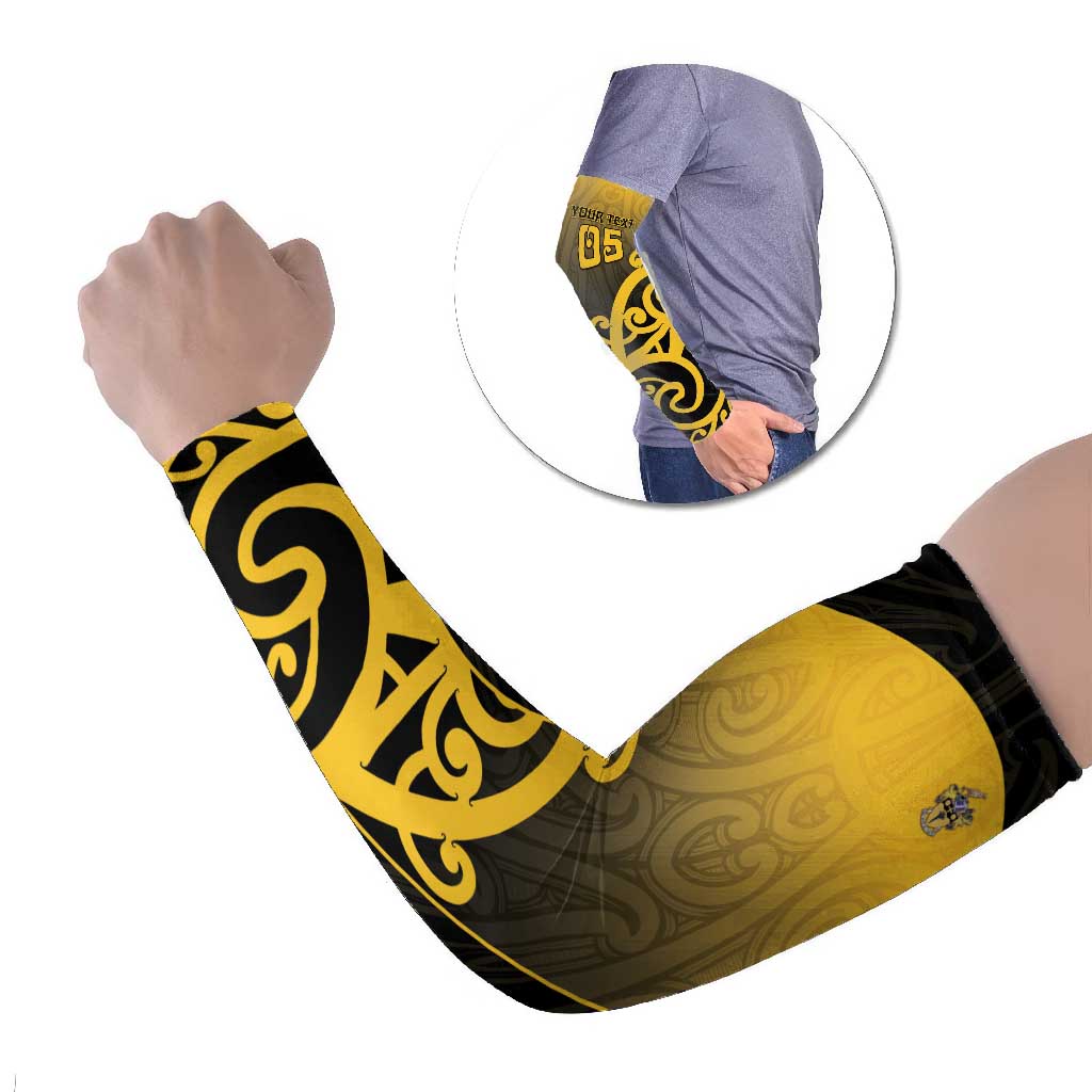 Custom Motueka High School Arm Sleeves Maori Koru Pattern