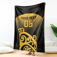 Custom Motueka High School Blanket Maori Koru Pattern