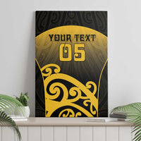 Custom Motueka High School Canvas Wall Art Maori Koru Pattern