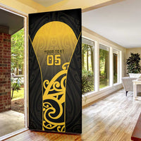 Custom Motueka High School Door Cover Maori Koru Pattern
