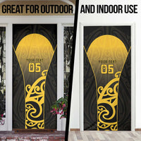 Custom Motueka High School Door Cover Maori Koru Pattern