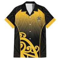 Custom Motueka High School Family Matching Summer Maxi Dress and Hawaiian Shirt Maori Koru Pattern