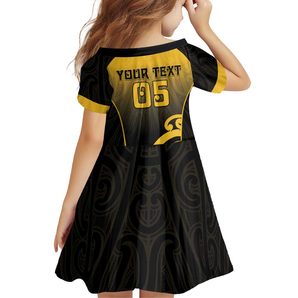 Custom Motueka High School Family Matching Tank Maxi Dress and Hawaiian Shirt Maori Koru Pattern