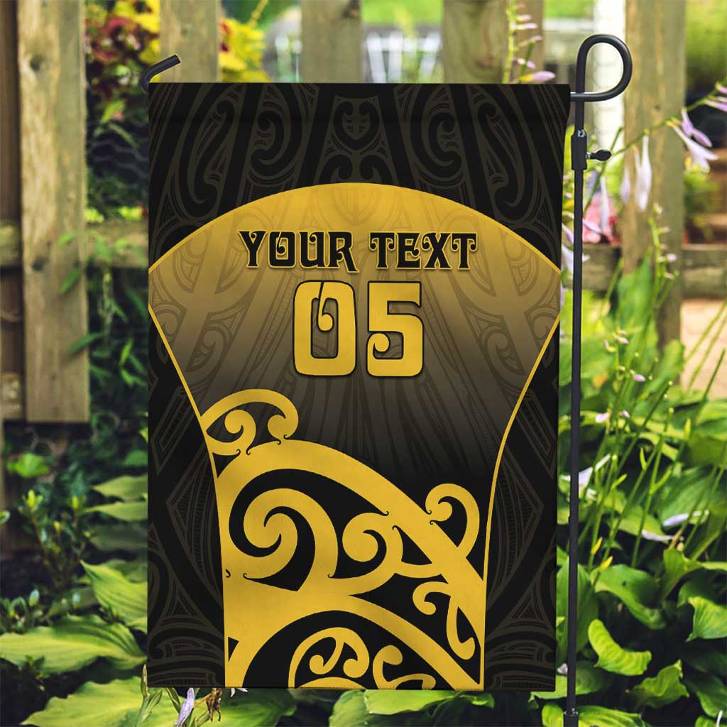 Custom Motueka High School Garden Flag Maori Koru Pattern