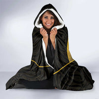 Custom Motueka High School Hooded Blanket Maori Koru Pattern