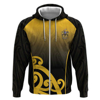 Custom Motueka High School Hoodie Maori Koru Pattern